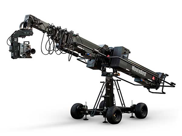 Операторский телескопический кран MovieBird 45 12м с 3-х осевой видеоголовой